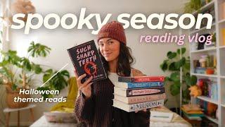 Reading spooky books, cozy fantasy romance & horror reading vlog