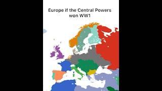Europe after WW1 VS Alternative Ending #history #edit #ww1 #mapping