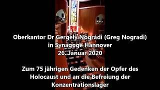 Chief Cantor Dr Greg Nogradi (Nógrádi Gergely) sings Lewandowski in Hannover (amateur film footage)