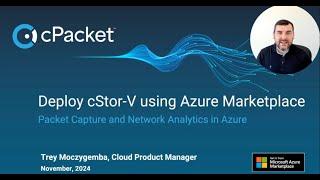 How to Deploy Packet Capture in Azure | cStor-V Deployment