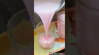 Rose Milk | Healthy Summer Drink #shorts #shortsviral #summerdrink #rosemilk