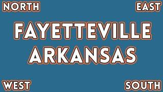 Official TOUR of Fayetteville, Arkansas.