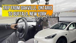 Trip to Buffalo, New York on my Tesla Model Y | First "Long" Trip