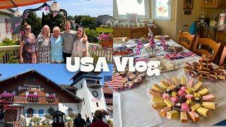 MY NAN'S 80TH BIRTHDAY IN AMERICA | ENGLISH TEA PARTY, FRANKENMUTH MICHIGAN, USA VLOG PART 2