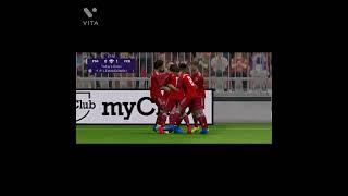 ROBERT LEWANDOWSKI SCORED THE WINNING GOAL #shorts #YTshorts #shortsfeed #pes2021mobile