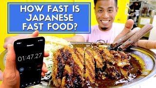 How FAST is Japanese Fast Food | Tokyo Best 7