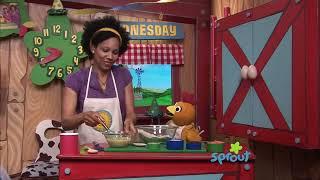 The Sunny Side Up Show - Dennisha and Chica Make a Healthy Cake