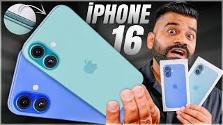 Apple iPhone 16 & 16 Plus Unboxing and First Look - Camera Control & Action Button Fun