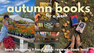 reading cozy fall books for a week 