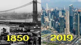 EVOLUTION OF NEW YORK CITY 1850 - 2019