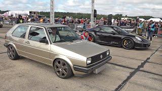 750HP Volkswagen Golf 2 VR6 Turbo Syncro vs 740HP Porsche 991 Turbo S ES700