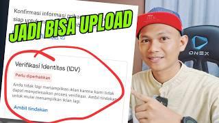 Cara MUDAH Mengatasi Tidak Bisa Upload KTP Di Adsense || Verifikasi Identitas Google Adsense
