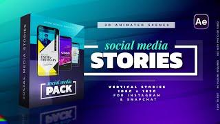 Instagram Stories Pack After Effects Template