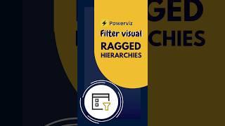 Powerviz's Filter Visual - Ragged Hierarchies explained   #shorts