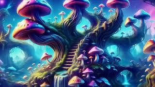 Magic Mushrooms Psychedelic Trance - Ai Generated Video 4k