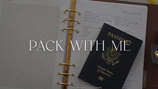 JUST HOME DIARIES: PACK WITH ME FOR JAPAN | ALYSSA LENORE