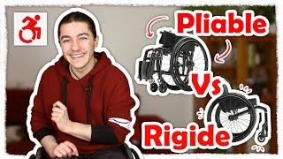 Choisir son fauteuil roulant : Pliable vs Rigide