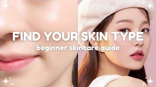 beginner skincare guide: how to find your skin type 