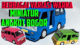 Miniatur Angkot Berbagai Warna