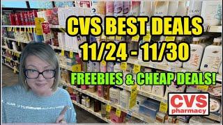 CVS BEST DEALS (11/24 - 11/30) | **Freebies & Cheap Deals!