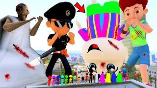  Shinchan Want To Died Because Of Granny & Little Singham  Kicko Save in GTA 5 - GTA 5 Gameplay