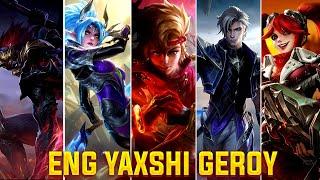 ENG YAXSHI GEROYLAR | MOBILE LEGENDS | O'YNASH UCHUN ENG ZO'R GEROYLAR