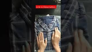 Myntra Checked Reversible Shirt Unboxing #myntra #unboxing #shorts  @online shopping review by DK