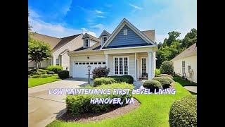 Classy One Level Living 3 BDRM Hanover VA Home for Sale + $472K+