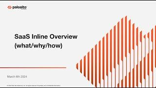 Saas Inline Overview what why how