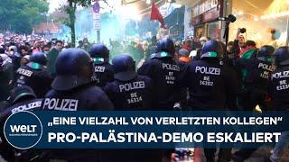 BERLIN: HEFTIGE KRAWALLE bei propalästinensischer Demo – Israel-Hass und antisemitische Parolen