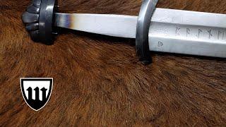 Forging a pattern welded Viking sword, part 3, making the guard and the pommel.