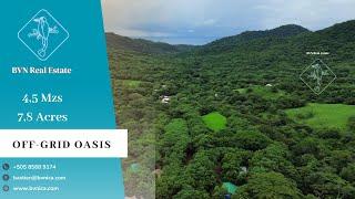 Off-Grid Oasis with Stream | $75k USD | BVN Realty | SJDS, Nicaragua | +505 8568-9174 | bvnica.com