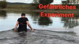 Gefährliches Experiment: Zu Fuß quer durch die Weser - Geht das?