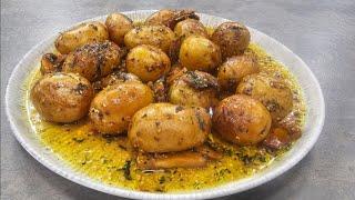 Rreze Dielli - Patate të vogla në tigan me gjalpë nga zonja Albana
