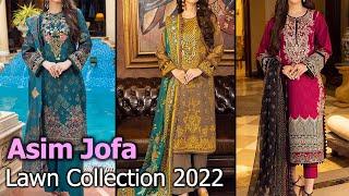 Latest Asim Jofa (Aira) Lawn Suits Summer 2022 Collections | Lawn Dresses Designs