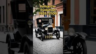 The Evolution of Police Car: 1925 to 2100!