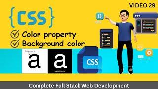 CSS color property | Background color | Project | #css  #csscolor #backgroundcolor