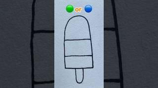 How to draw and color an Ice cream Step by step