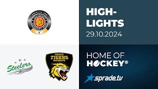 29.10.2024 - Highlights - Bietigheim Steelers vs. onesto Tigers Bayreuth