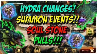 Hydra Changes Inbound! Progressive Events & SoulStone Pulls!!!! | Raid: Shadow Legends!!!