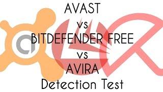 Avast vs BitDefender FREE vs Avira Detection Test