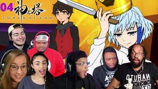 SOME BADASS CHARACTERS HERE ! TOWER OF GOD EPISODE 4 REACTION COMPILATION