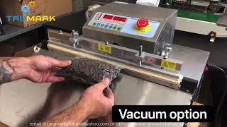 NOZZLE TYPE VACUUM PACKING MACHINE - WITH GAS FLUSHING