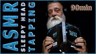 90min ASMR: Sleepy Head Tapping. Slow, Medium and Fast Mixed Tempo, Deep Bass Tippy Tappy ASMR Video