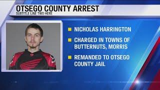 Chenango County Man Arrested in Otsego County