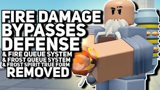 Burn Damage Buffed | Burn & Freeze Queue System | True Form Frost Spirit Removed | Roblox TDS News