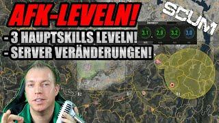 SCUM - VOLL GEIL AFK-LEVELN! 3 SKILLS GLEICHZEITIG!  [2K/Gameplay Deutsch/German]