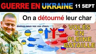 11 septembre : INCROYABLE ! Des Ukrainiens pourchassent des Russes à bord d'un char russe volé !