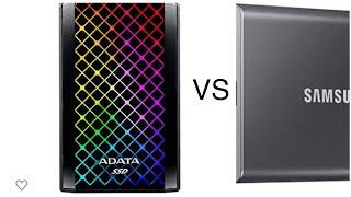 Samsung T7 vs Adata SE900g who’s the fastest? Ps5 ssd