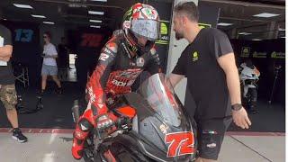 Marco Bezz Trains at the Mandalika Circuit | #motogp #motogptoday #marcobezzecchi #vr46academy